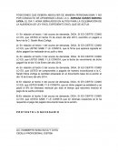 Pliego de posisiones de demanda mercantil