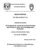 EL PROGRAMA AL-INVEST DE LA UNIÓN EUROPEA PARA AMÉRICA LATINA: UNA ESTRATEGIA PARA COLOMBIA