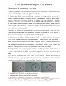 Clase de matemáticas para 2º de primaria