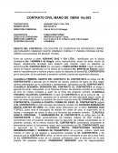 MODELO DE CONTRATO CIVIL MANO DE OBRA