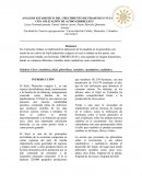 ANALISIS ESTADISTICO DEL CRECIMIENTO DE PHASEOLUS VULGARIS CON APLICACIÓN DE ACIDO GIBERELICO
