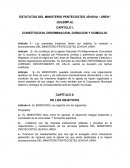 CONSTITUCION, DENOMINACION, DURACION Y DOMICILIO.