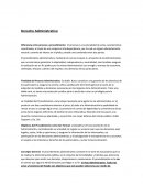 Derecho administrativo. El proceso es una pluralidad de actos caracteristicos coordinados