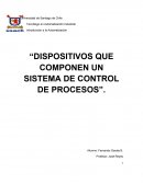 DISPOSITIVOS QUE COMPONEN UN SISTEMA DE CONTROL DE PROCESOS