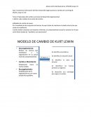 Tema: Naturaleza del cambio y proceso del desarrollo organizacional.