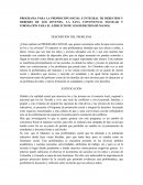 PROGRAMA PARA LA PROMOCIÓN SOCIAL E INTEGRAL DE DERECHOS Y DEBERES DE LOS JOVENES, LA SANA CONVIVENCIA ESCOLAR Y FORMACIÓN PARA EL EJERCICIO DE LOS DERECHOS HUMANOS.