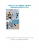 Administrativo para jefes de area Trabajo seguro en alturas
