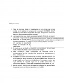 Toda las compras deben ir respaldadas por una orden de compra emitida por la oficina de co.-.pras, de lo contrario (NOMBRE DE LA EMPRESA) no se hace responsable del pago. Ninguna otra persona o área está autorizada para realizar compras.