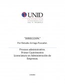 PROCESO ADMINISTRATIVO “DIRECCION”