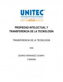 PROPIEDAD INTELECTUAL Y TRANSFERENCIA DE LA TECNOLOGÍA.