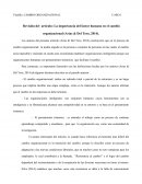 La importancia del factor humano en el cambio organizacional