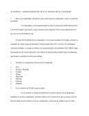 Actividad Habilidades básicas en el manejo del PC e internet