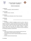 Proyecto de innovación.