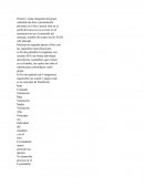 Primero: Cada integrante del grupo