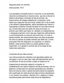 Las instrucciones les indicaba a los diputados pelear por conseguir y solo en ese caso votar afirmativamente que la constitución de las provincias unidas se basara