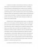 Calidad en el Laboratorio Clínico.