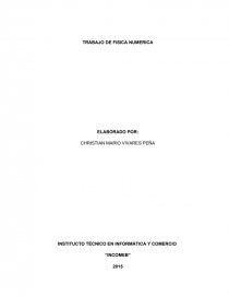 Ensayo movimiento circular uniforme. Página 1