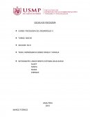 MONOGRAFIA SOBRE PAREJA Y FAMILIA indice