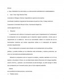 PROSPECTIVA APLICADA A LA EDUCACION SUPERIOR DE CUNDINAMARCA.