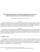 Los intrumentos del Estado del Bienestar: Planes de servicios sociales en el municipio de Málaga
