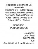 Generos periodisticos.