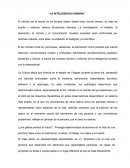 ENSAYO LA INTELIGENCIA HUMANA.