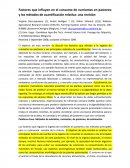 Factores que influyen en el consumo de rumiantes en pastoreo y los métodos de cuantificación relativa: una revisión