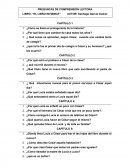 PREGUNTAS DE COMPRENSIÓN LECTORA LIBRO: “EL LIBRO INVISIBLE”.