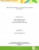TRABAJO EN GRUPO SEMANA 3 Y 4 – ASIGNACION DE ECUACIONES E INECUACIONES.