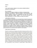 Cuentas contables ¿Cree usted manejar códigos en las cuentas contables facilita el manejo de la información?