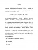 Importancia de la interpretación judicial