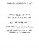 PLAN DE TRABAJO DEL AULA DE TECNOLOGIA EADUCATIVA 2016