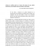 Jóvenes en conflicto penal en el marco del proceso de paz, justicia transicional y los principales retos de Colombia en esta década.