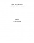 ENSAYO TEORÍA POLÍTICA
