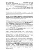 Modelo de contrato de Alquiler de casa o apartamento.