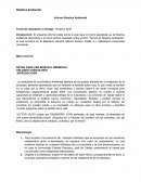 Informe bioetica ambiental.