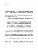 Corrupción del presidente Otto Pérez Molina