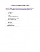 10 mejores empresas para trabajar en Chile