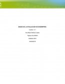 BASES DE LA EVALUACION DE DESEMPEÑO