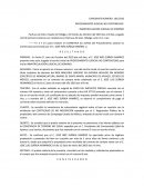 SENTENCIA PROCEDIMIENTO NO CONTENCIOSO