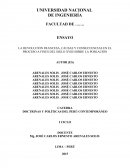 LA REVOLUCIÓN FRANCESA, CAUSAS Y CONSECUENCIAS EN EL PROCESO A FINES DEL SIGLO XVIII SOBRE LA POBLACIÓN