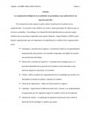 La organización inteligente en un ambiente de aprendizaje: una exploración de sus aspectos generales