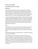 Los cambios de la mujer en la sociedad.