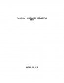 TALLER No 1 LEGISLACION DOCUMENTAL SENA
