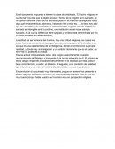 Punto de vista Hecho Religioso en cuanto tal.