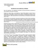 Valores de la persona.