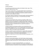 Contexto económico y político de Francia.