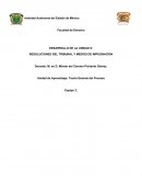 Resoluciones y medios de impugnacion.