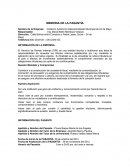 Memoria de pasantias