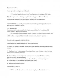 Variable path en Java. Página 1